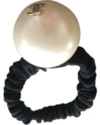 Chanel Accesorio para la cabeza con Perla - Blanco