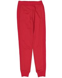 Chanel Hose Baumwolle Rot