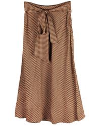 Diane von Furstenberg Seide Maxi rock - Mehrfarbig