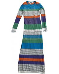 Diane von Furstenberg Maxi kleid - Blau