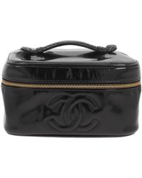 Chanel Bolso de viaje de Charol - Negro