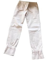 Chanel Vaqueros en algodón - elastano rosa - Multicolor