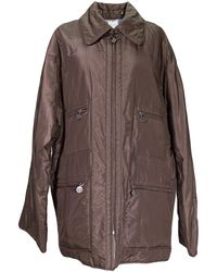 Chanel Seide Kurzmäntel - Braun