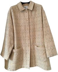 Chanel Abrigo de Lana - Multicolor