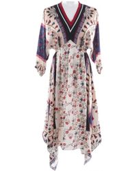Sandro Maxi kleid - Mehrfarbig