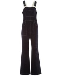 Stella McCartney Blue Denim - Jeans Jumpsuits