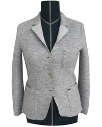 Woolrich Vest en Laine Gris