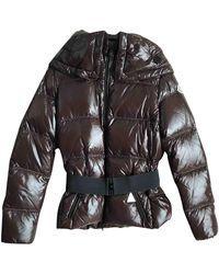 Moncler Mantel en Polyester Marron