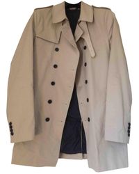Sandro Mantel Baumwolle Beige - Natur