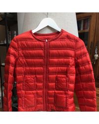 Moncler Mantel en Synthétique Orange