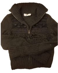 Max Mara Wool Cardi Coat - Black