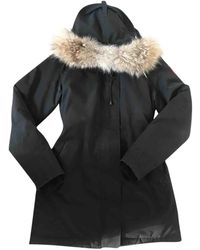 Canada Goose Victoria Black Synthetic Coats