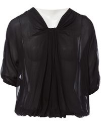 Lanvin Camisa en seda negro \N