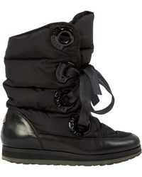 Moncler Bottes en Toile Noir