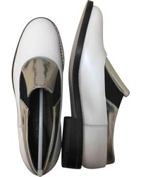 Marni Leder Mokassins - Weiß