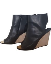 Chanel Tacones de Cuero - Negro