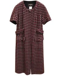 Chanel Vestito midi in Cachemire - Multicolore