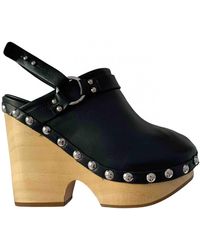 Moncler Sabots en cuir - Multicolore