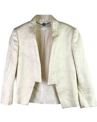 Stella McCartney Seide Blazer - Weiß