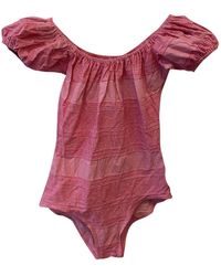 Lisa Marie Fernandez Einteiliger Badeanzug - Pink
