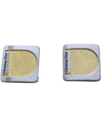 Dior Boutons de manchette en Métal Argenté - Métallisé