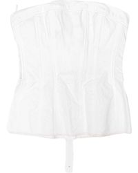 Chanel Top Baumwolle Weiß