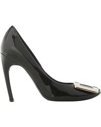 Roger Vivier Trompette Lackleder Pumps - Schwarz