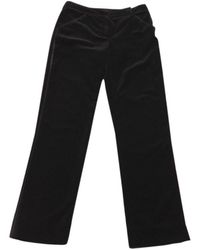 Valentino \n Black Velvet Trousers