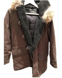 Maje Fall Winter 2018 Khaki Cotton Jacket - Multicolour