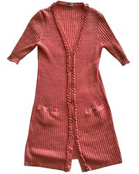 Chanel Chaqueta larga - Naranja