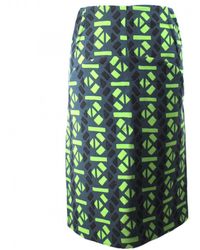 Marni Wolle Halblang rock - Grün