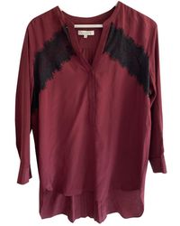 Sandro Seide Bluse - Mehrfarbig