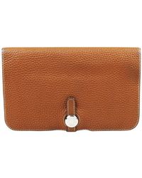 Portefeuilles Portefeuilles Dogon Marron Dogon En Cuir kuZPiOXT