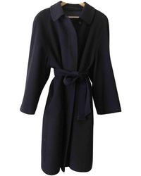 Burberry Tweed Coat - Black