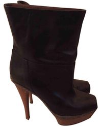 Marni Leder Stiefel - Mehrfarbig