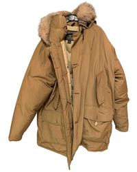 Woolrich Mantel en Synthétique Beige - Neutre