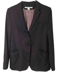 Diane von Furstenberg Jacke Viskose Lila