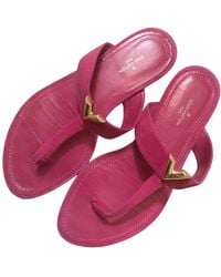 womens louis vuitton flip flops