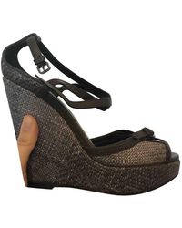 Burberry Leather Sandal - Multicolour