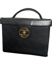 Chanel Trousse da bagno in Pelle - Nero