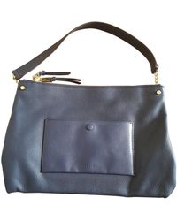 Sandro Blue Leather Handbag