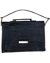 Max Mara Leather Satchel - Black