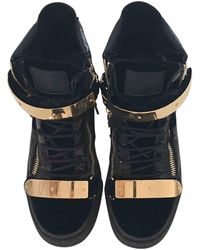 Giuseppe Zanotti Scarpe da ginnastica in pelle nero