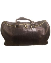 avenue leather holdall