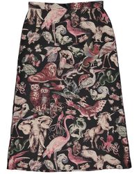 Valentino Seide Halblang Rock - Schwarz