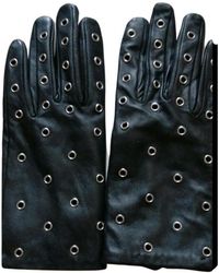 Sandro Leder Handschuhe - Schwarz