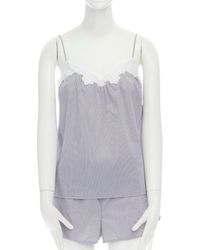 Stella McCartney Blue Cotton Jumpsuits