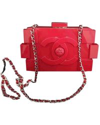 chanel plastic clutch