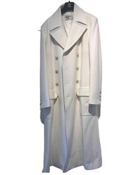 Chanel Manteau en laine - Blanc