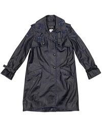 Chanel Trench in Pelli esotiche - Nero